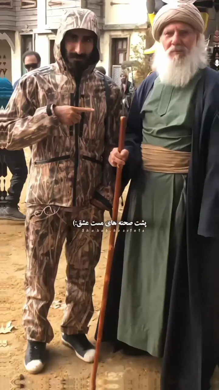 انتشار پشت صحنه جذاب مست عشق برای اولین بار: شهاب حسینی پارسا پیروزفر "شمس و مولانا" در اتاق گریم