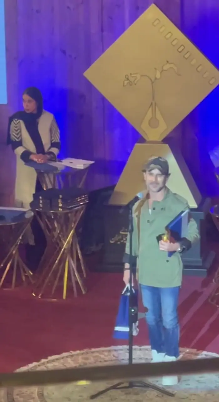سخنان پرمعنای امین حیایی در جشن منتقدان سینمای ایران