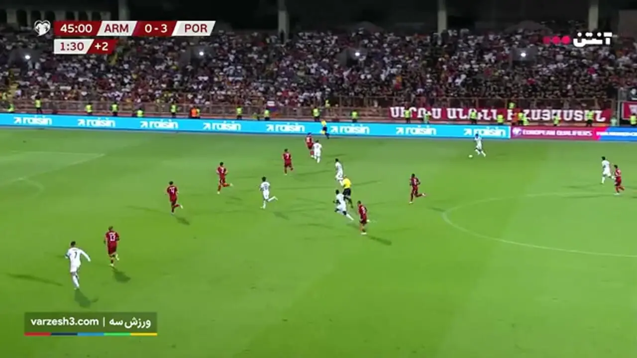 خلاصه بازی پرتغال 5 - ارمنستان 0
