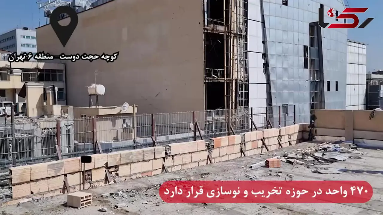 جنگ ۱۲ روزه و ۸۰۶ خانه آسیب دیده فقط در منطقه ۶ تهران / خاطرات زیر آوار، عشق روی دیوار؛ روایت بازسازی واحدهای آسیب دیده از جنگ + فیلم