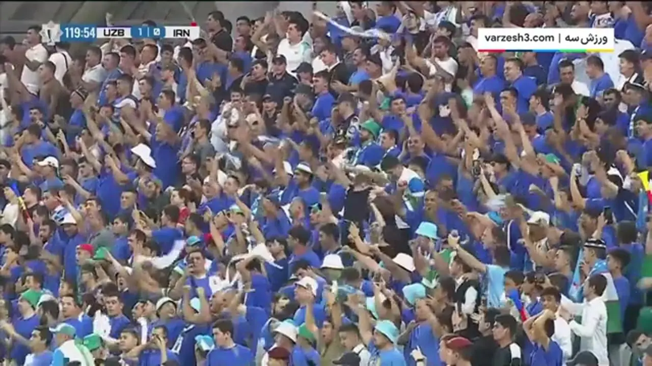 خلاصه بازی ازبکستان 1 - ایران 0