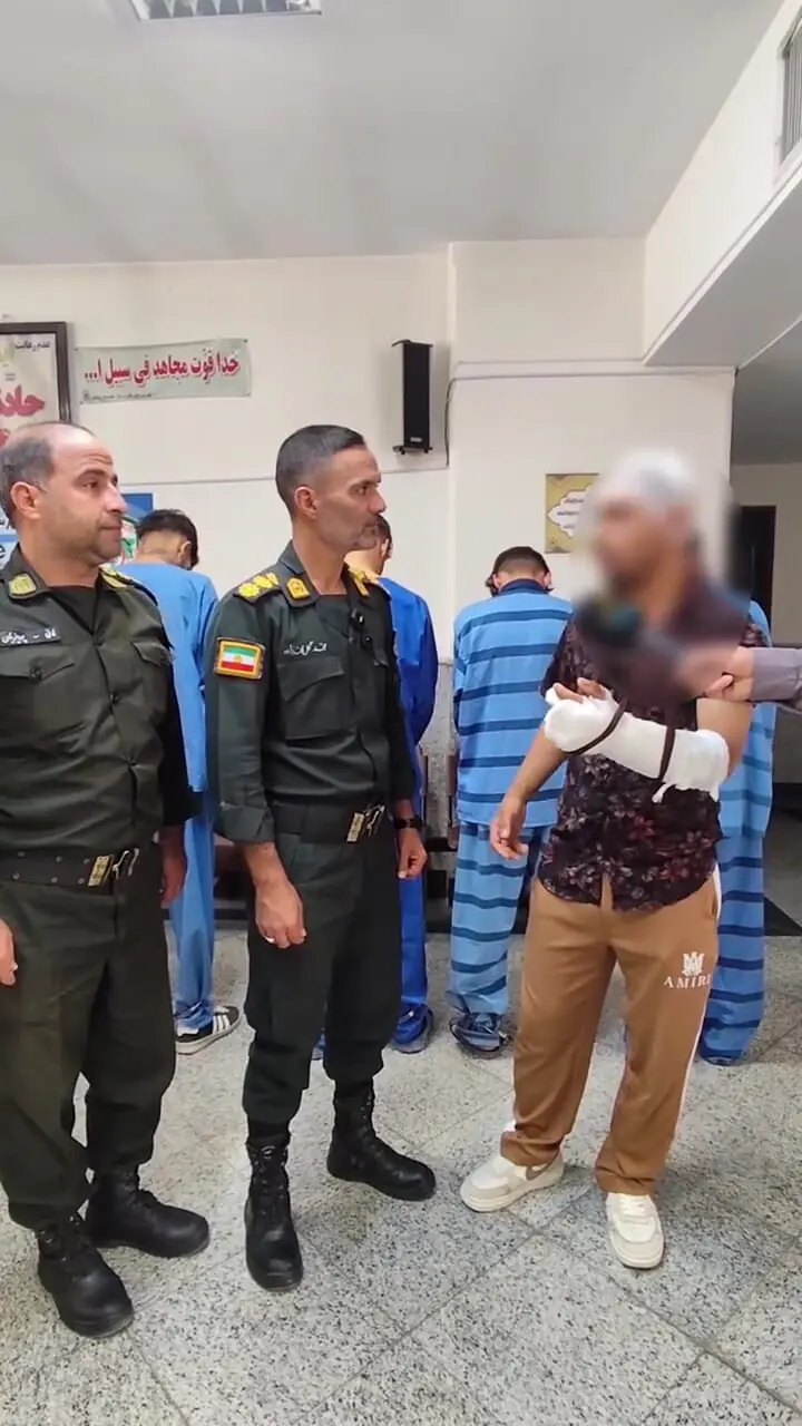 فیلم اشک شوق پدر از اقدام پلیس در دستگیری اراذل و اوباش خشن