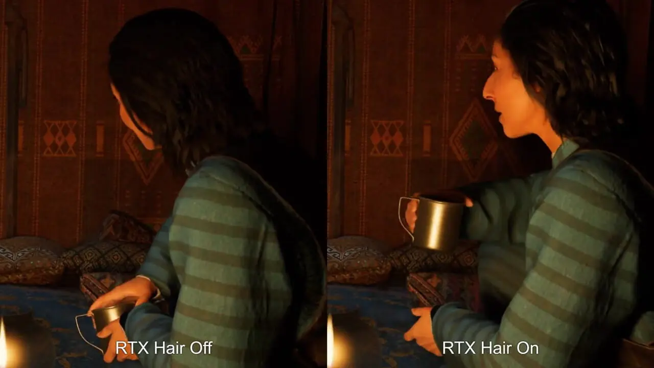 فیلم از تکنولوژی جدید انویدیا با نام RTX Hair 