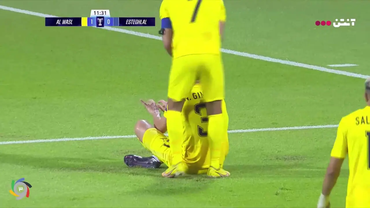 فیلم گل دوم الوصل در دقیقه 11 / الوصل 2 - استقلال 0
