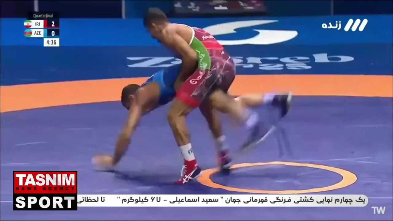 فیلم کولاک محمدمهدی کشتکار در قهرمانی جهان / پدیده کشتی فرنگی به نیمه نهایی رسید