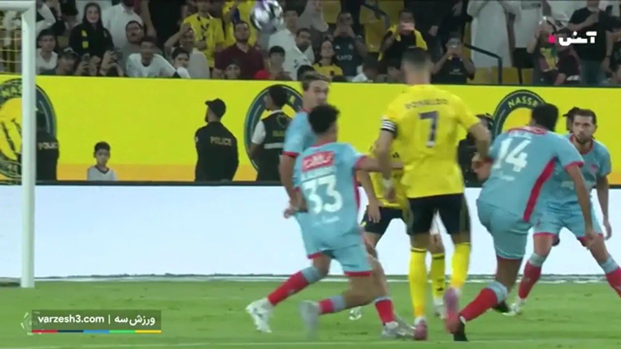 خلاصه بازی النصر 5 - الریاض 1