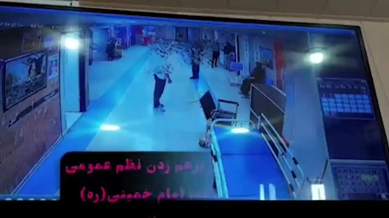 فیلم تهدید کادر درمان و فحاشی در بیمارستان / عامل رعب و وحشت دستگیر شد