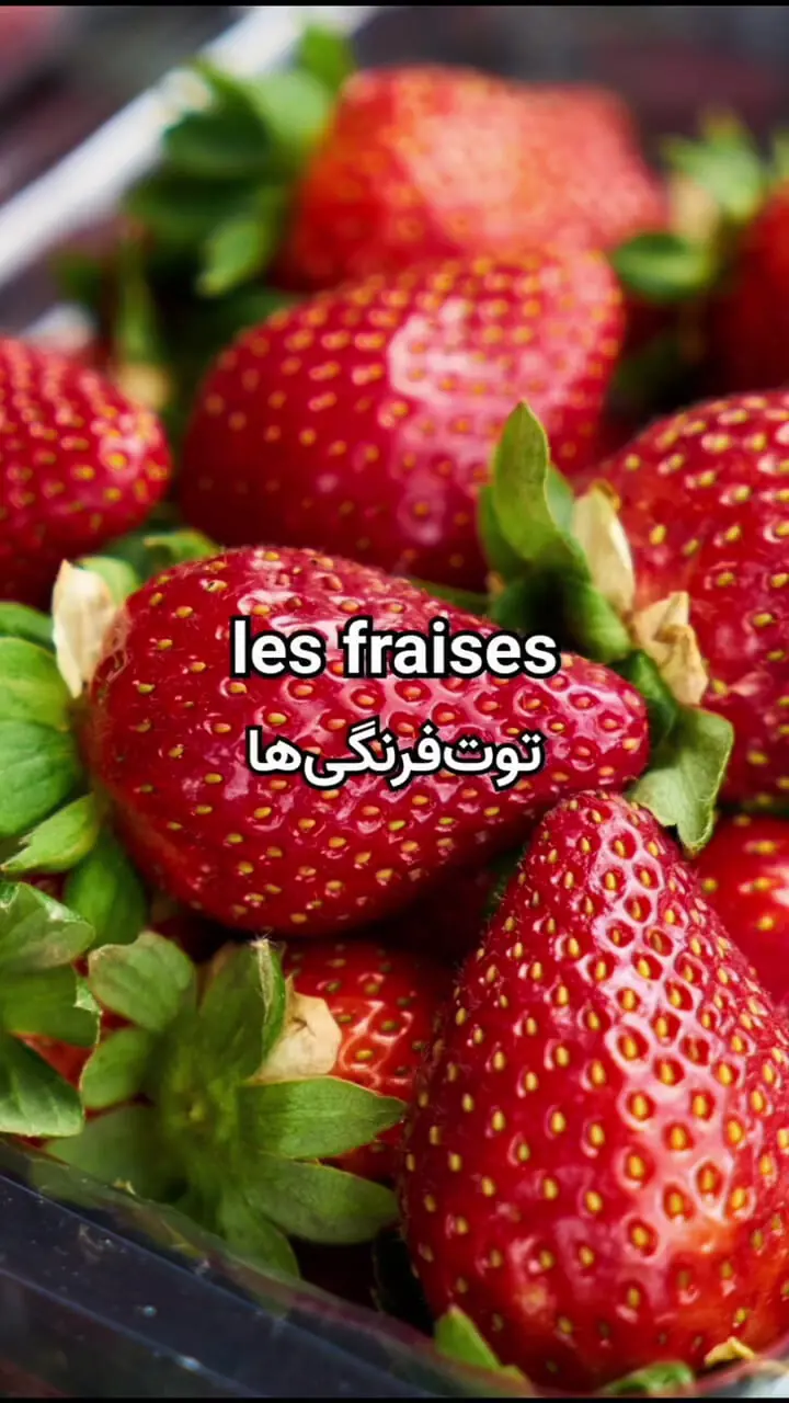 آموزش انواع میوه ها به زبان فرانسوی