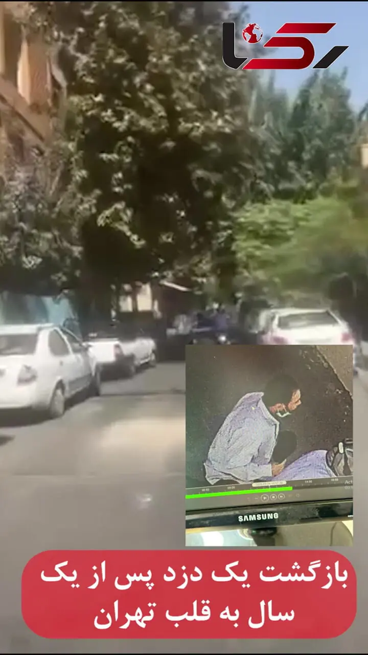 فیلم بازگشت یک دزد پس از یک سال به قلب تهران