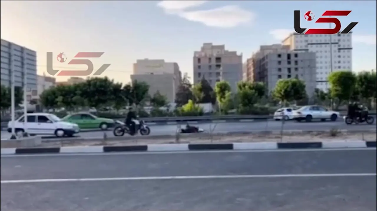 اشتباه راننده پراید حین ضبط صحنه خفت‌گیری / پراید به بدلکار خفت‌گیر زد