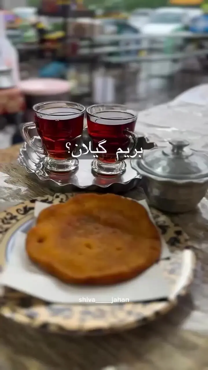 گشت و گذار در بازارچه سنتی ملاط لنگرود گیلان با عطر غذای محلی 