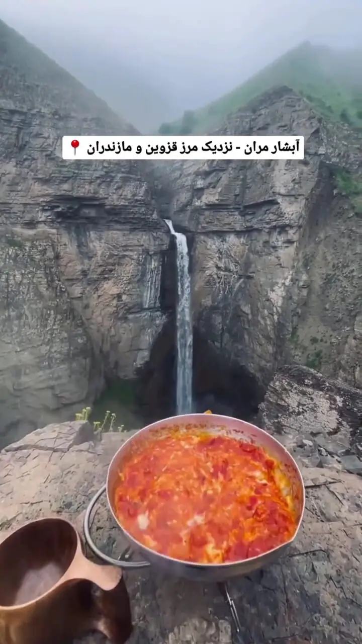 فیلم طبیعت دیدنی و آرامش‌بخش آبشار مران