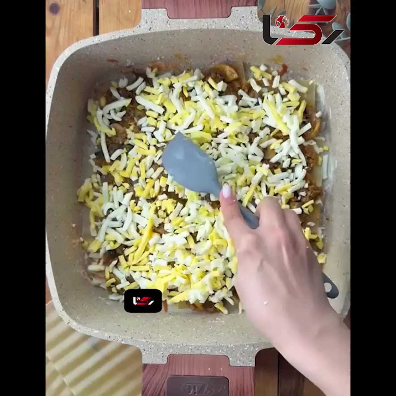 لازانیا رو با این روش تو تابه بپز