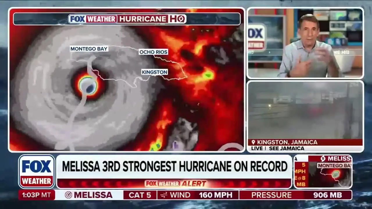 طوفان ملیسا جامائیکا را در محاصره قرار داد 