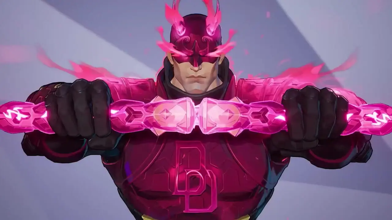 فیلم از معرفی انیمیشن آغازین دردویل در بازی مارول رایولز