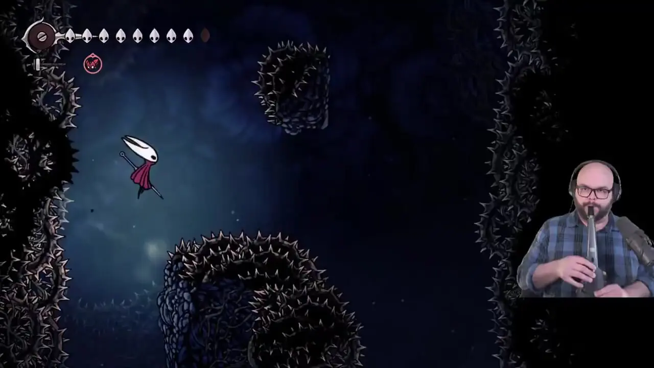 فیلم از استریمری که با ساکسیفون بازی سیلک سانگ را بازی می کند!