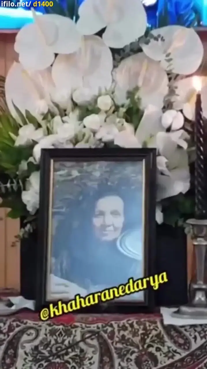 فیلم / حضور دلگرم کننده بازیگران سریال پایتخت و لیسانسه‌ها در مراسم ختم پ مادر ریما رامین‌فر و مادرزن امیر جعفری / روحش شاد