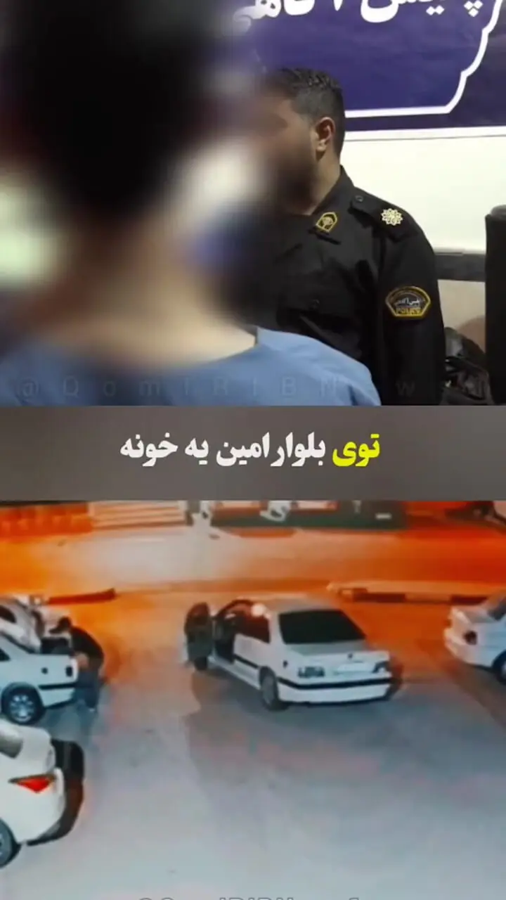 فیلم اعترافات جالب سارق سابقه‌دار پس از تعقیب و گریز مسلحانه در قم 