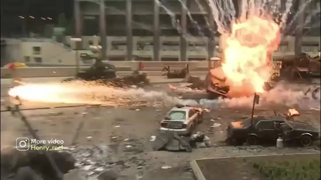  رکورد گینس برای بیشترین تعداد خودروی تخریب شده در یک فیلم! + فیلم 
پشت صحنه