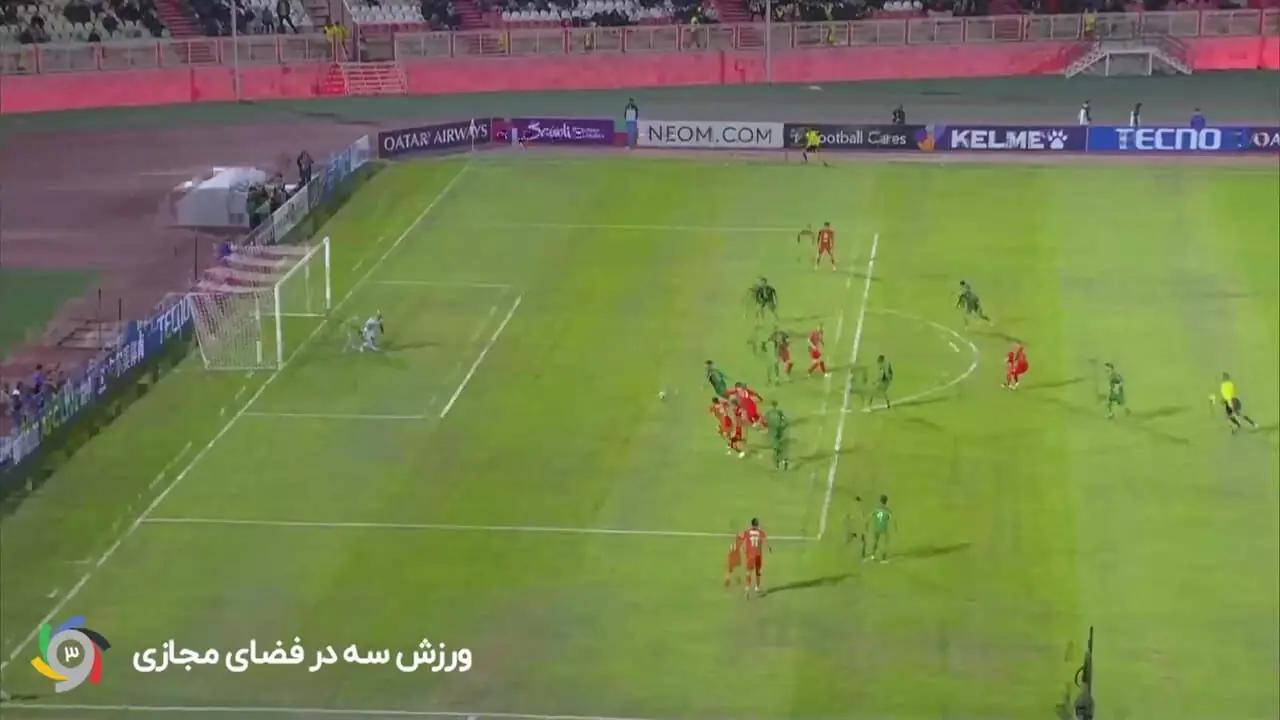  گل اول تراکتور توسط مهدی ترابی در دقیقه 26 / تراکتور 1 - الشرطه 0