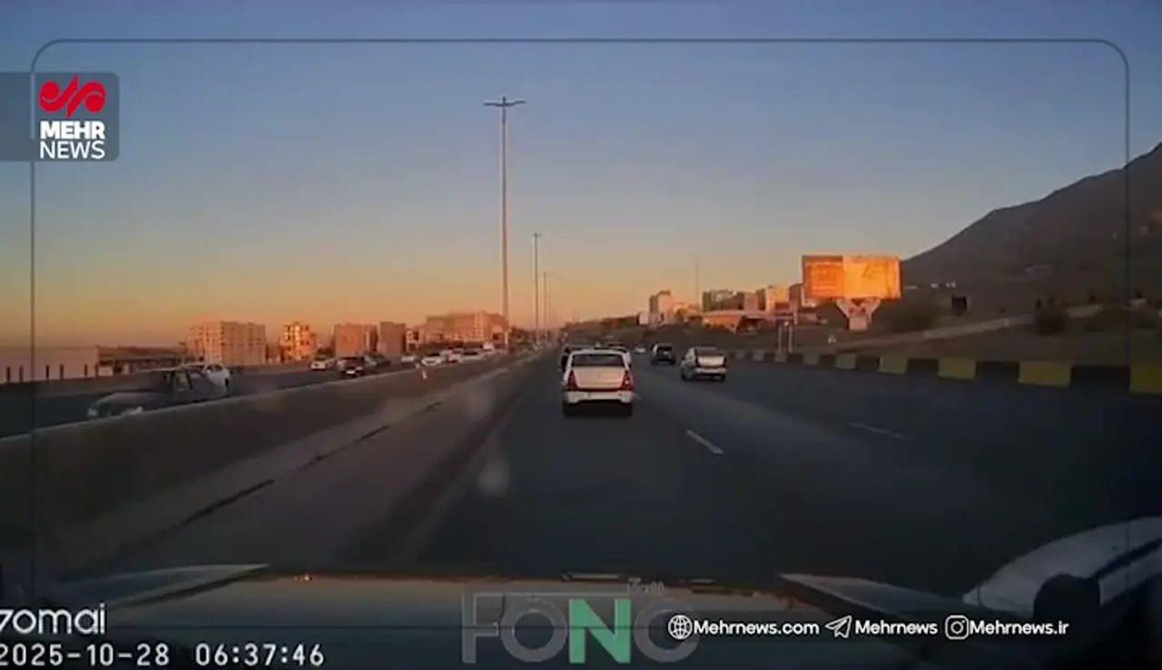  تصادف سنگین و خطرناک در اتوبان کرج