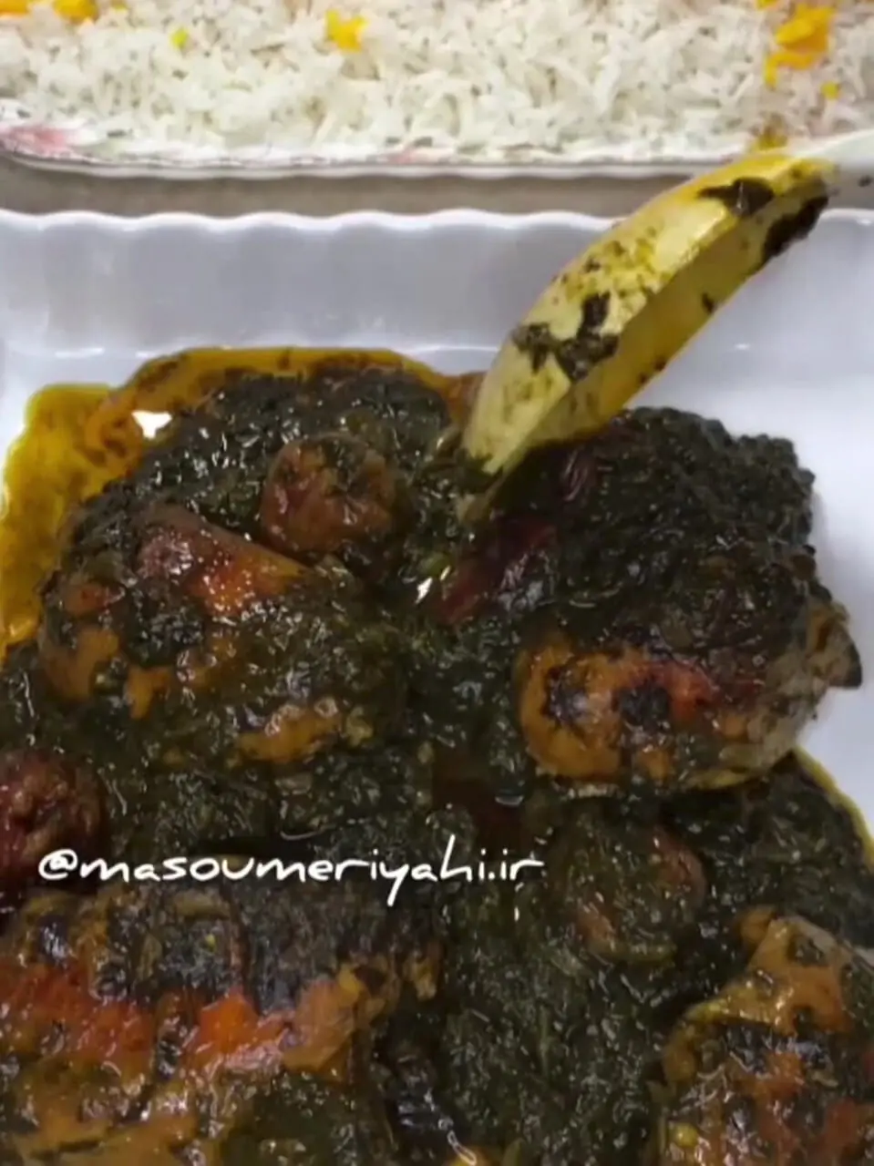 طرز تهیه خورشت اسفناج و مرغ