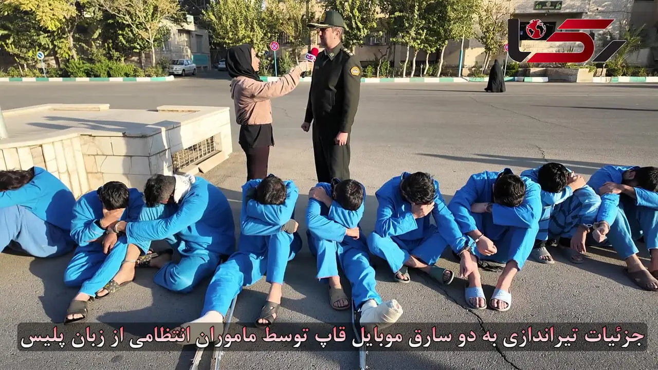 بی‌توجهی به ایست پلیس / فرار دو سارق موبایل با اصابت گلوله به پایان رسید + فیلم