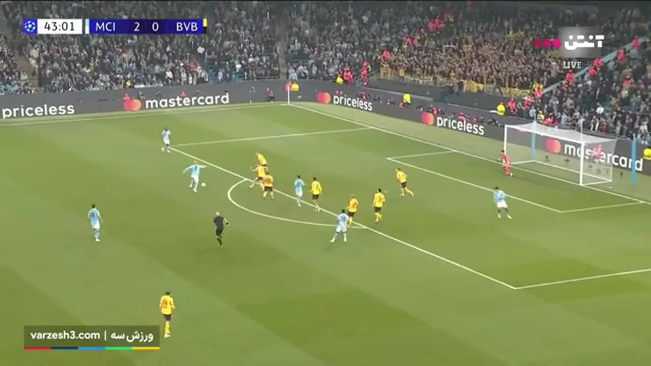 خلاصه بازی منچسترسیتی 4 - دورتموند 1