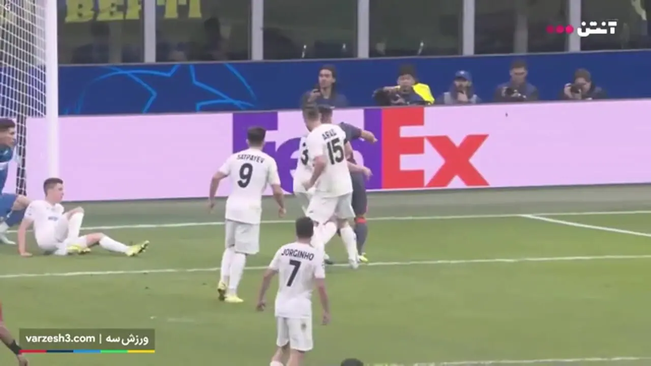 خلاصه بازی اینتر 2 - غیرت 1