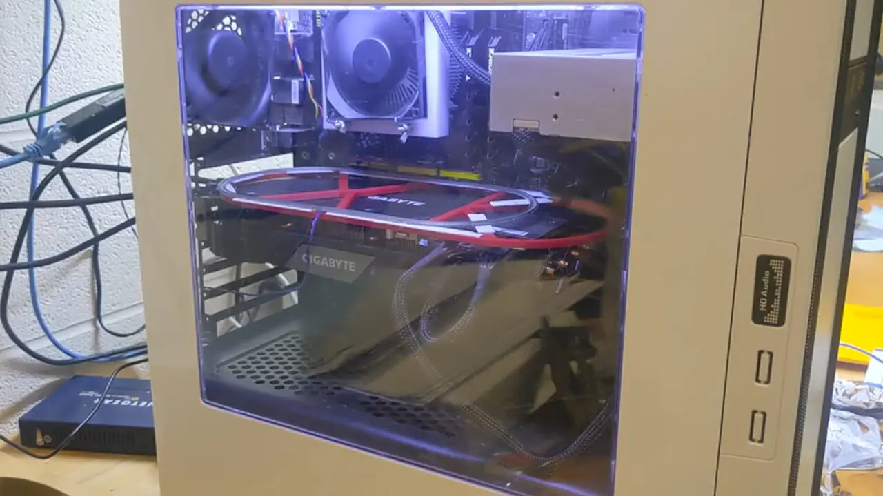 نصب یک قطار واقعی روی کارت گرافیک!