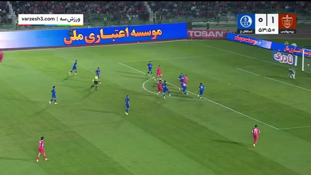 خلاصه بازی پرسپولیس 3 - استقلال خوزستان 0