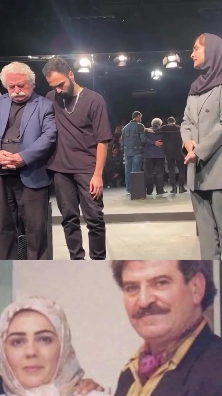 ضجه های از عمق دل الناز ملک در فوت زویا امامی همسر کاظم هژیر آزاد .../ امروز بیش از همیشه معنی عشق رو ...