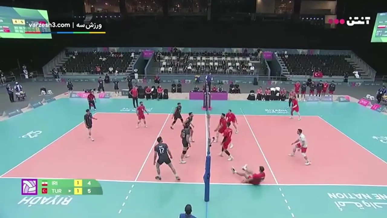 خلاصه والیبال ایران 3 - ترکیه 1