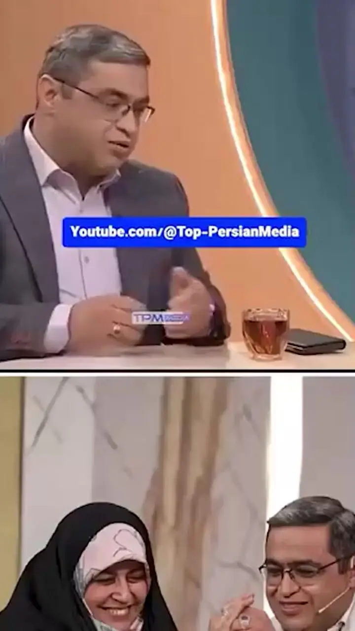 فیلم /  دکتر عزیزی: اول عروسیم زنم بهم گفت  برم دنبالم  بریم خونه ...گفتم تا حالا چجوری میرفتی  باز ... خیلی بهش برخورد .../ المیرا شریفی مقدم : باید هم بهش بربخوره  آخه ...