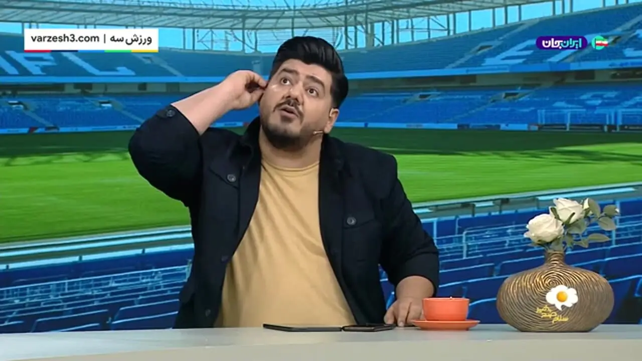 فیلم / مجری تلویزیون جوش آورد: من نمیتونم از جزئیات ویدیوی سعید کریمی صحبت کنم چون خانواده نشسته، مگه زمین فوتبال حرمت نداره و...