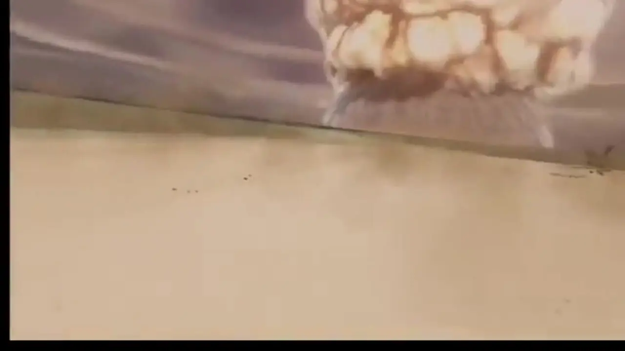 فیلم شبیه سازی شده یک انفجار اتمی / آخر زمان را ببینید!