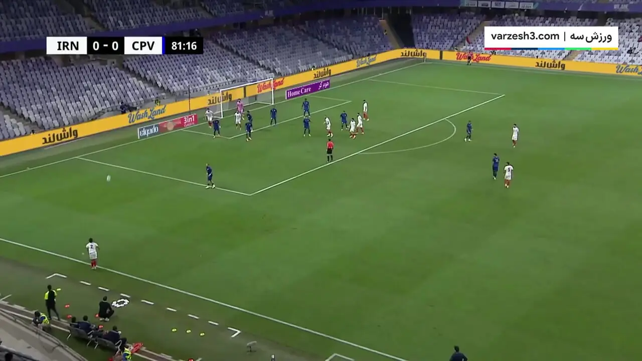 خلاصه بازی ایران 0 (5) - کیپ ورد 0 (4)