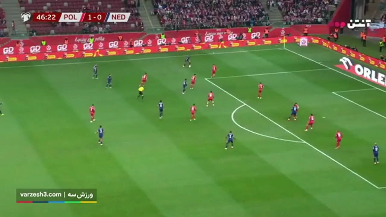 خلاصه بازی لهستان 1 - هلند 1