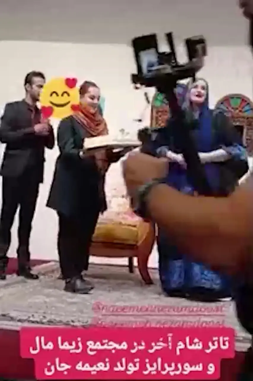 فیلم / نگاهی به جشن تولد باشکوه و صمیمانه 51 سالگی نعیمه نظام دوست / وقتی عزیز دل یک ملت باشی اینجوری سوپرایزت می کنن