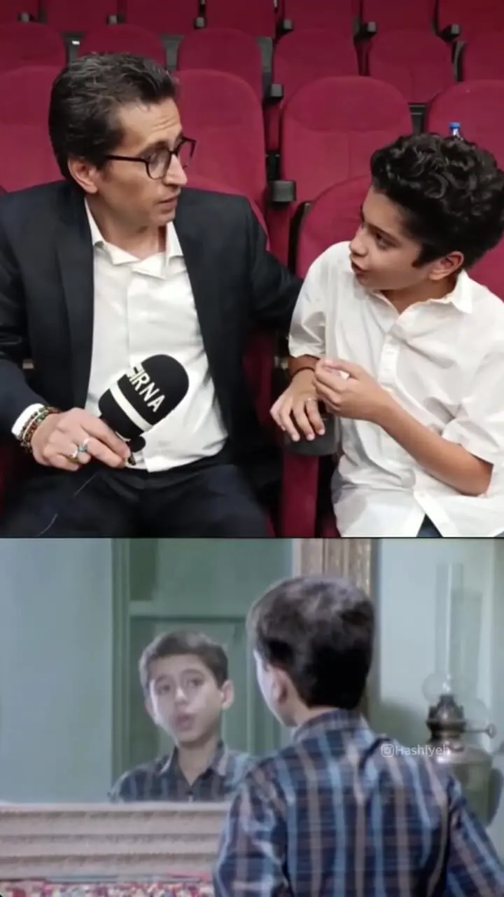 فیلم/ بازخوانی دیالوگ خاطره انگیز آقا مجید شما ترقی می‌کنید توسط مهدی باقربیگی، مجید قصه‌های مجید و پسرش