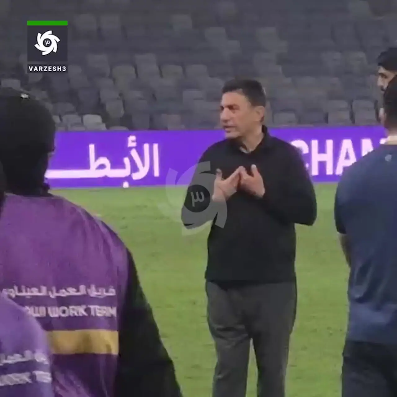 ویدیوی جنجالی از قلعه نویی بعد از باخت به ازبکستان / میلاد کی گفت تو پنالتی بزنی؟