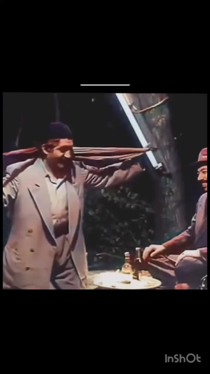 فیلم آواز شاد /  رقص پر جنب جوش عزت الله انتظامی و علی نصیریان ...