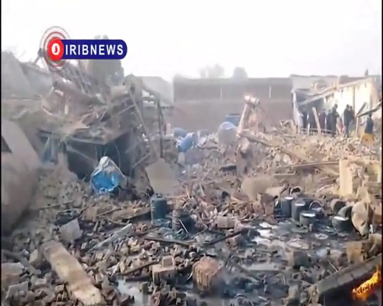 انفجار هولناک در کارخانه مواد شیمیایی پاکستان / بخار جان ۱۶ کارگر را گرفت