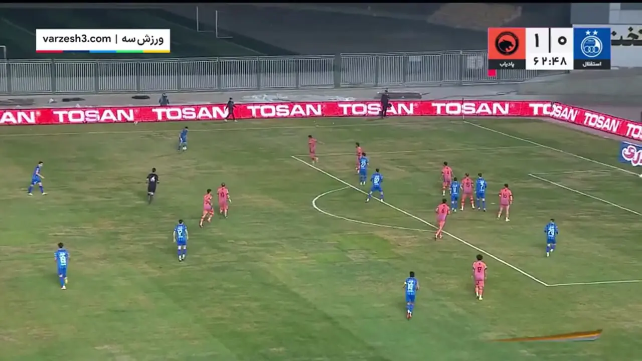 خلاصه بازی استقلال 2 - پادیاب خلخال 1