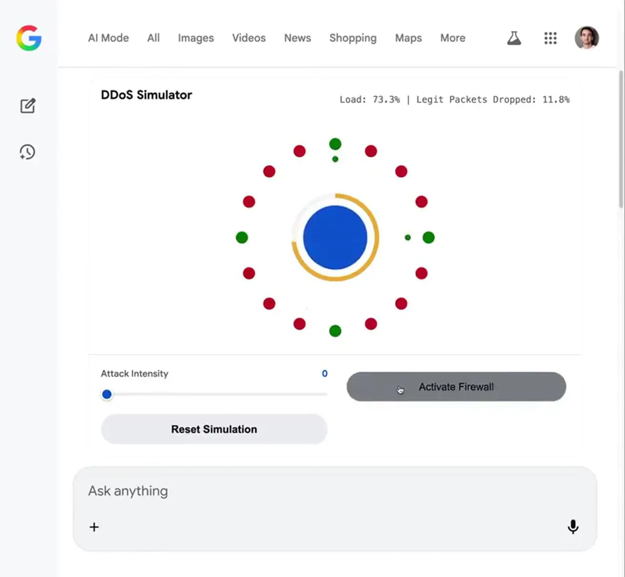 جمنای 3 حالا طراحی رابط و شبیه‌ساز می‌سازد! + فیلم