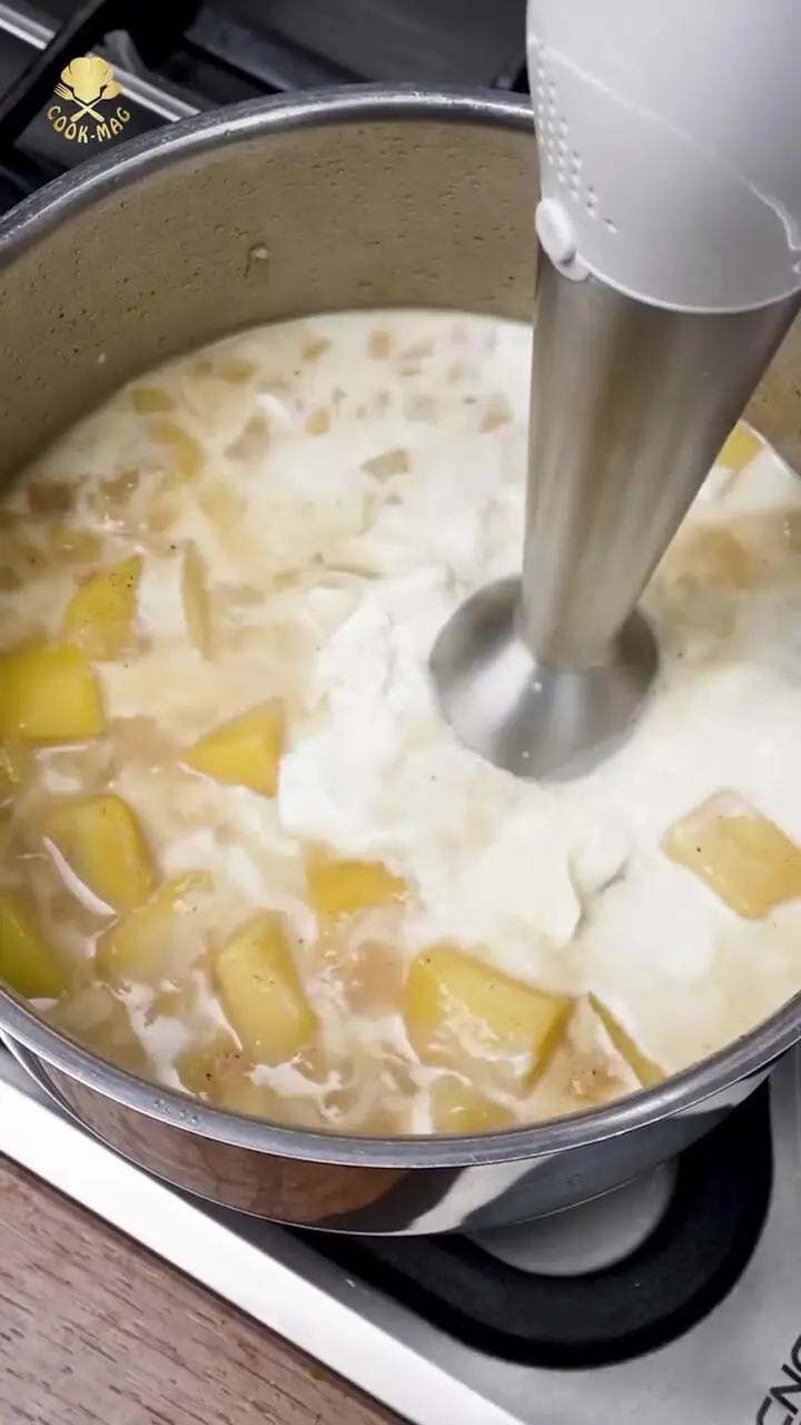 فیلم طرز تهیه سوپ خاص و متفاوت با سیب زمینی و شیر