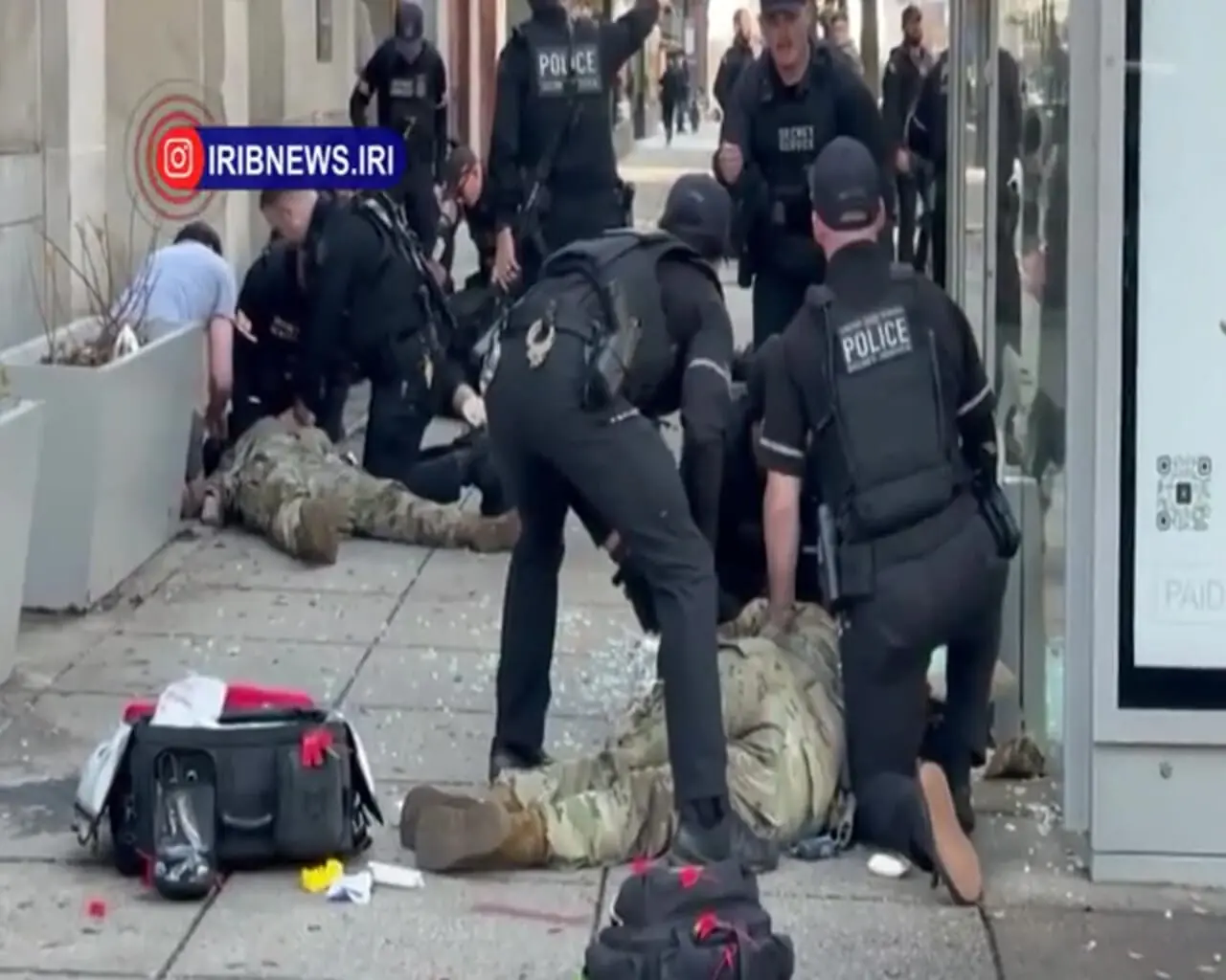 حمله مسلحانه در فاصله چند قدمی کاخ سفید / ترامپ حادثه نزدیک کاخ سفید را تروریستی خواند