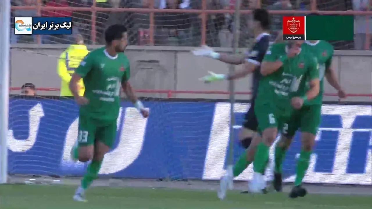 گل اول شمس‌آذر توسط محبی در دقیقه 22 / شمس‌آذر  - پرسپولیس 1
