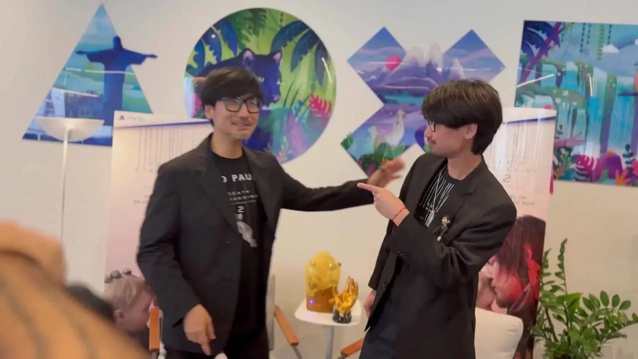 دیدار هیدئو کوجیما با بدل خودش در برزیل + فیلم