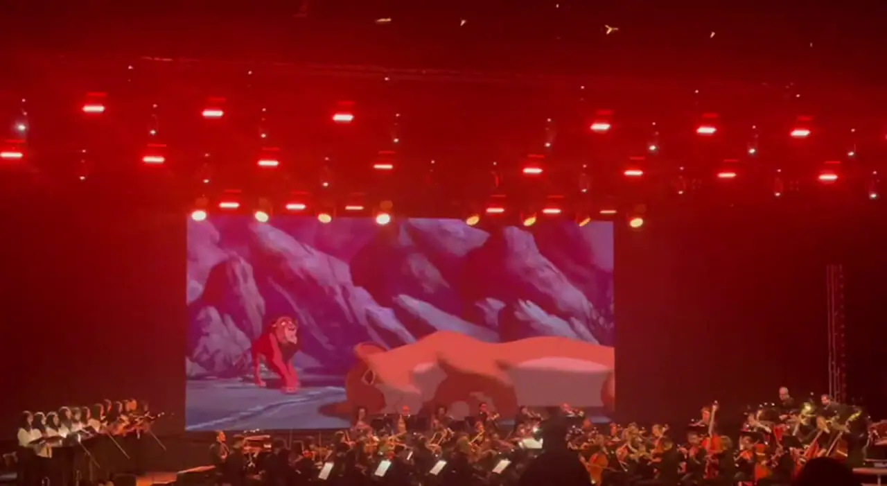 اجرای انیمیشن شیرشاه در کنسرت موسیقی-فیلم آثار هانس زیمر در هتل اسپیناس پالاس تهران